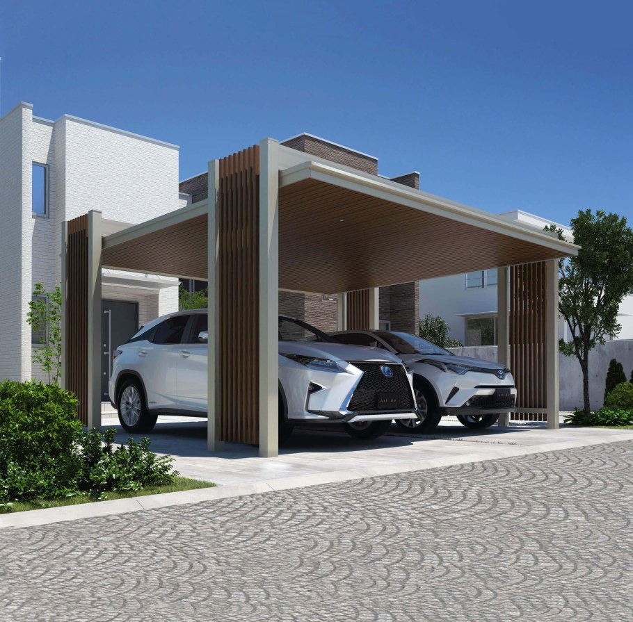 Навесы для машины в современном стиле