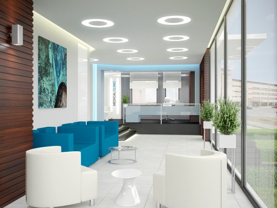 Современная больница интерьер