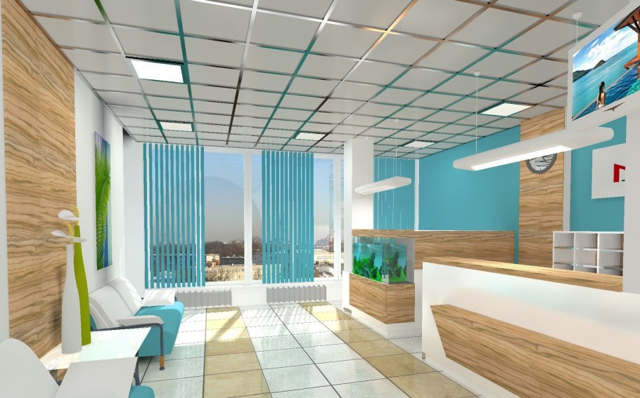 Интерьер поликлиники