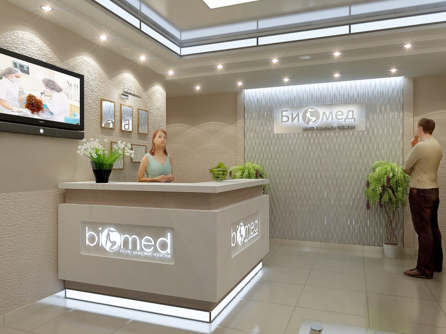 Стойка ресепшн для стоматологии