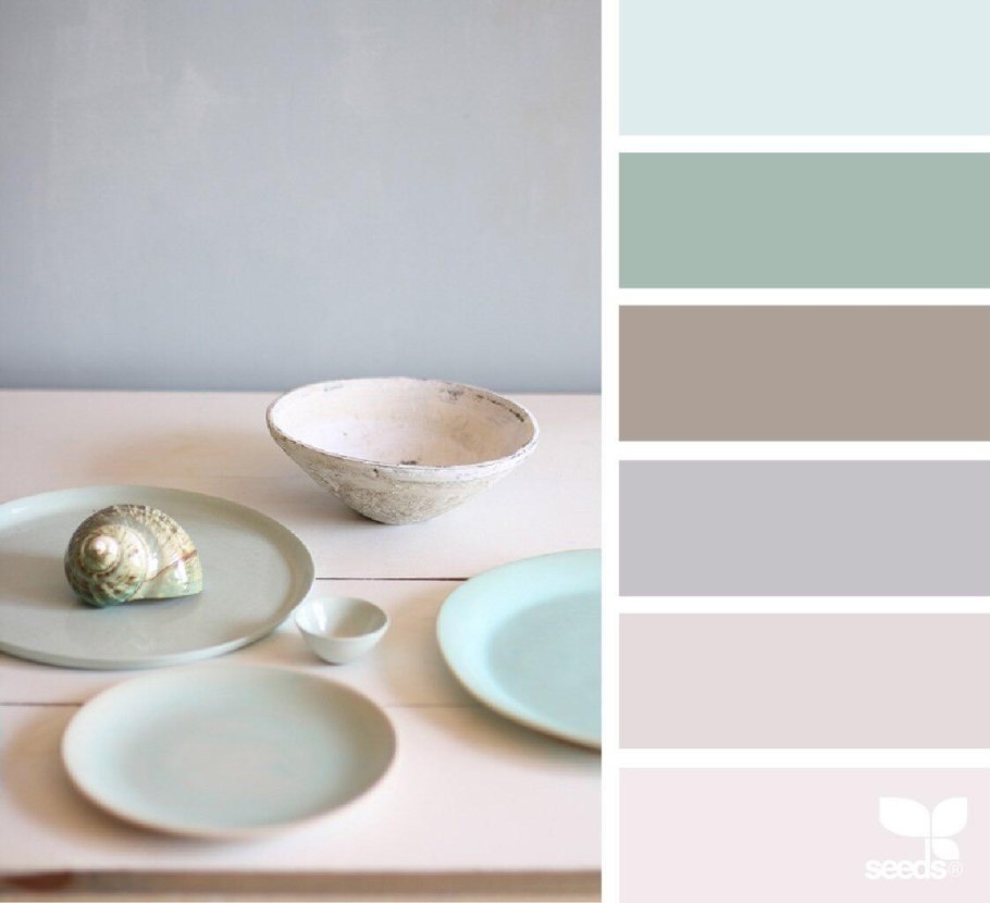 Палитра шалфей селадон олива