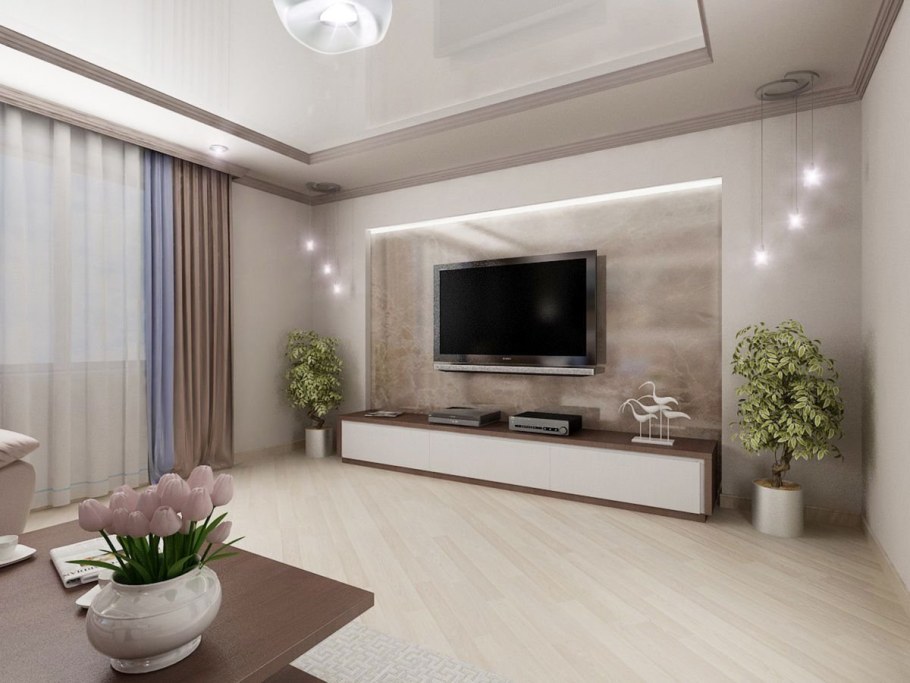 Красивый дизайн зала