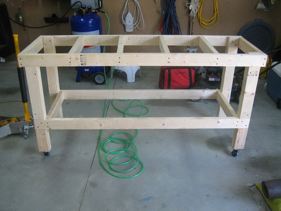 Верстак из бруса 50x100