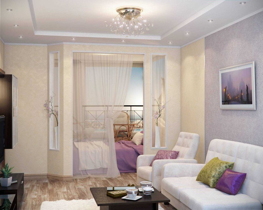 Спальня гостиная