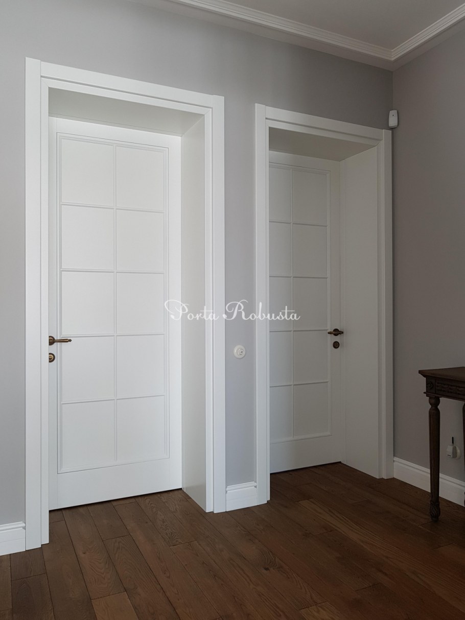 Межкомнатные двери Честер белая эмаль