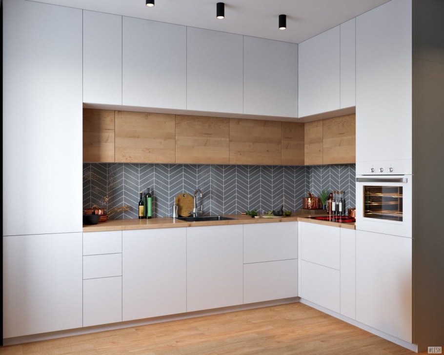 Кухня до потолка