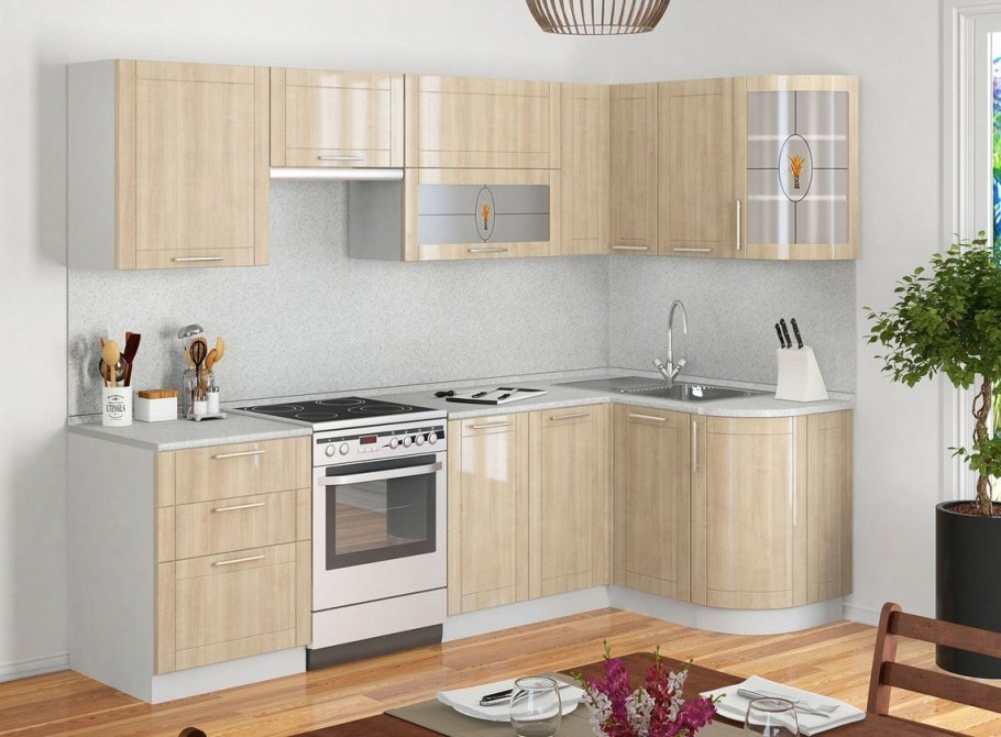 Кухня угловая Престиж 1200х1785 Боровичи