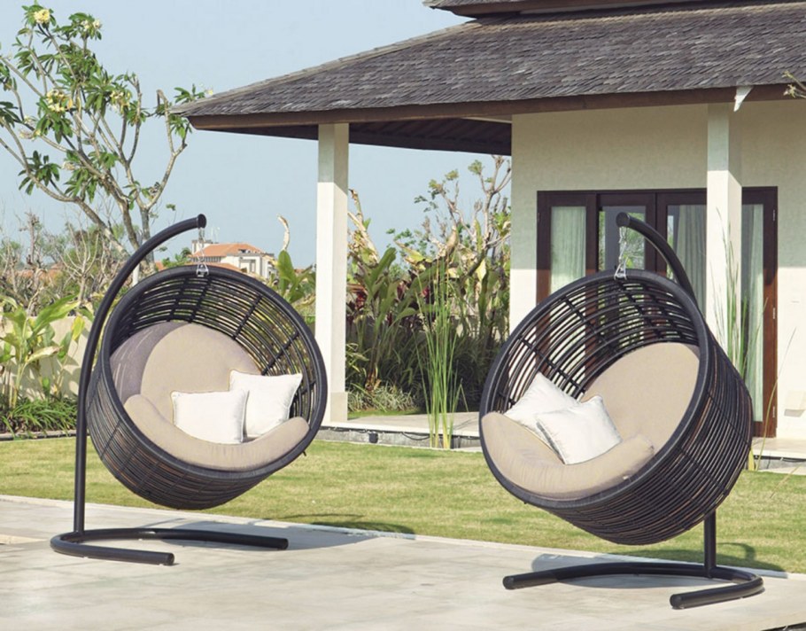 Кресло подвесное Palmwoods искусственный ротанг 83x117x193 см