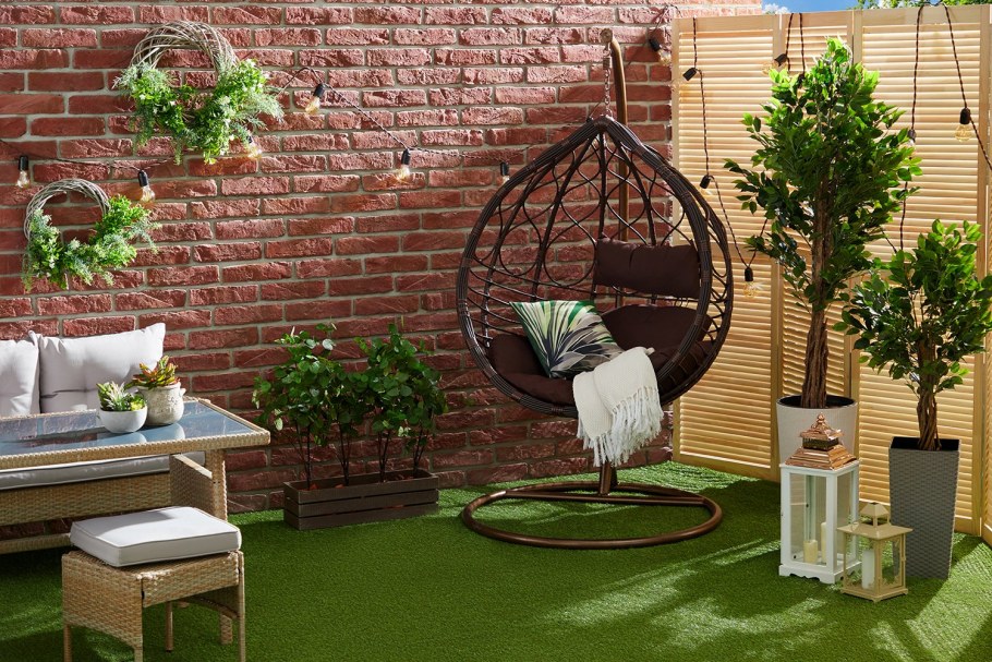 Кресло подвесное Garden Star, 120x80см, бежевый