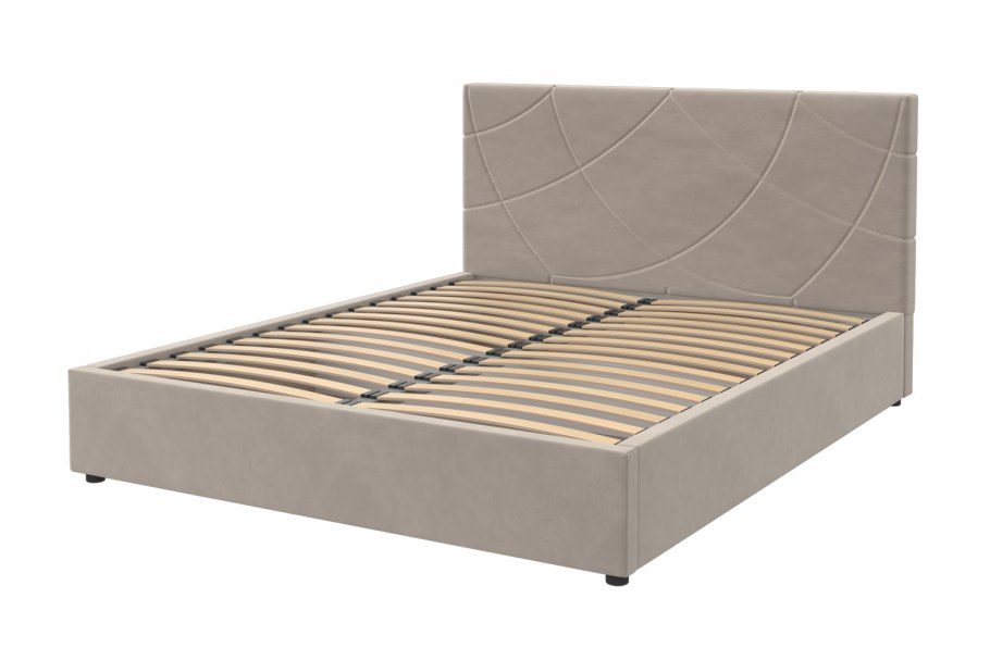 Кровать Моника 1.6 м крем