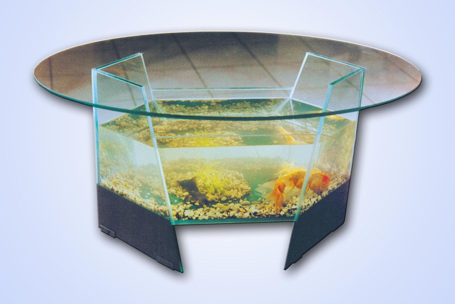 Аквариум в виде журнального столика