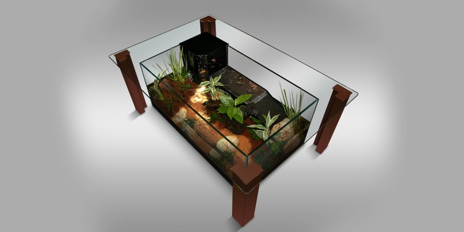 Аквариум журнальный столик