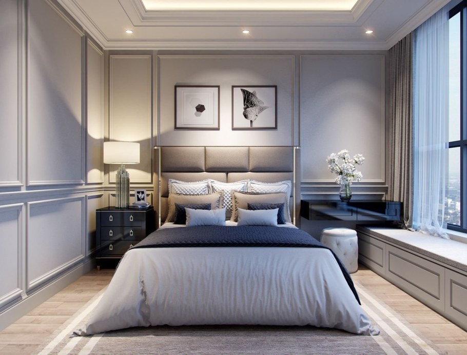 Спальня в американском стиле