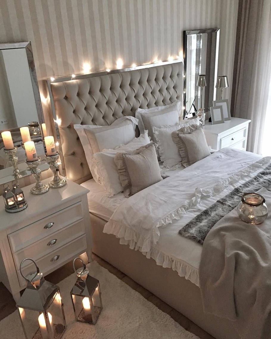 Спальня в романтическом стиле