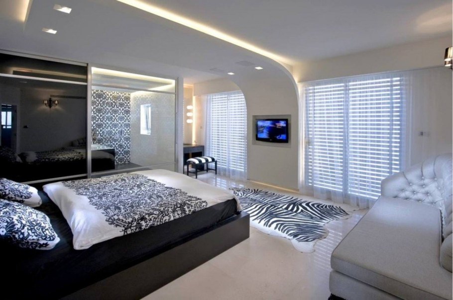 Современная спальная комната