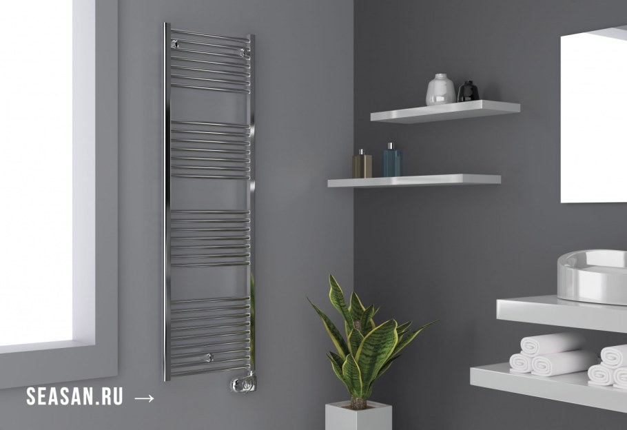 Полотенцесушитель, Cordivari Lisa 22 Electric Тип-электрический, 500х700 в интерьере