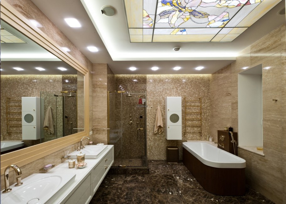 Ванные комнаты в коттеджах