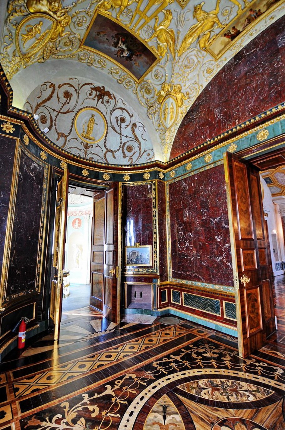 Агатовые залы Екатерининский дворец