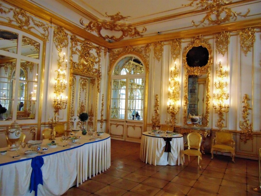 Кавалерская (серебряная) столовая Екатерининский дворец