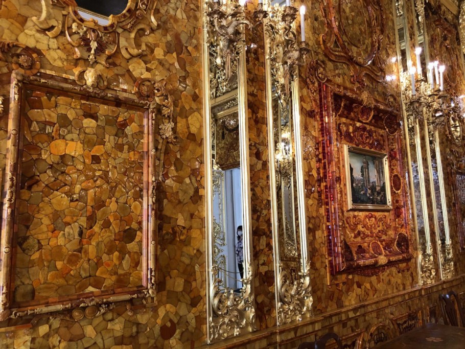 Екатерининский дворец Тронный зал и Янтарная комната