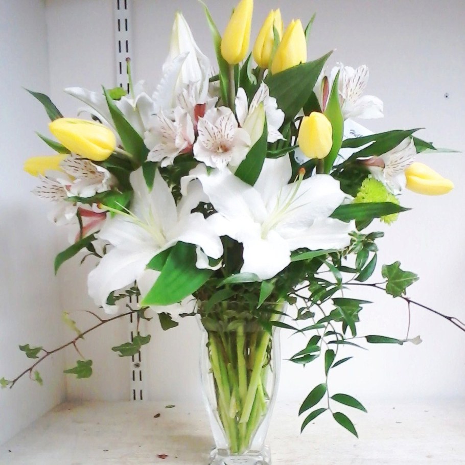 Букет "Лилия и ирисы"