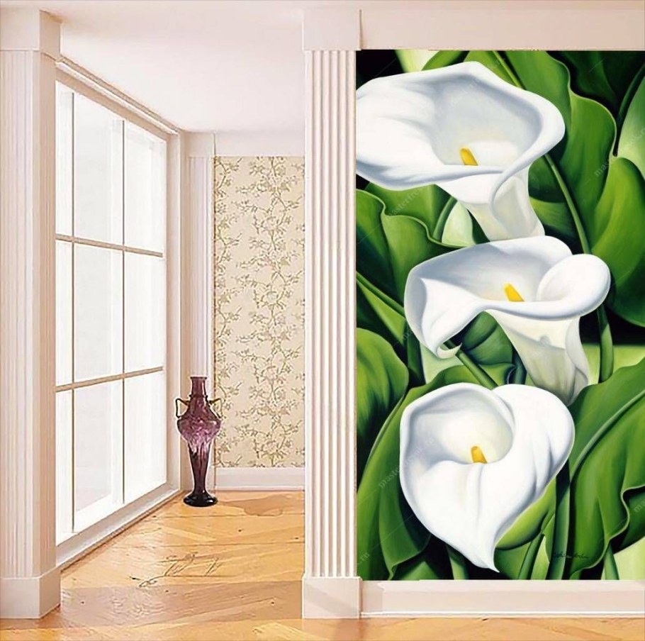 Интерьеры с лилиями