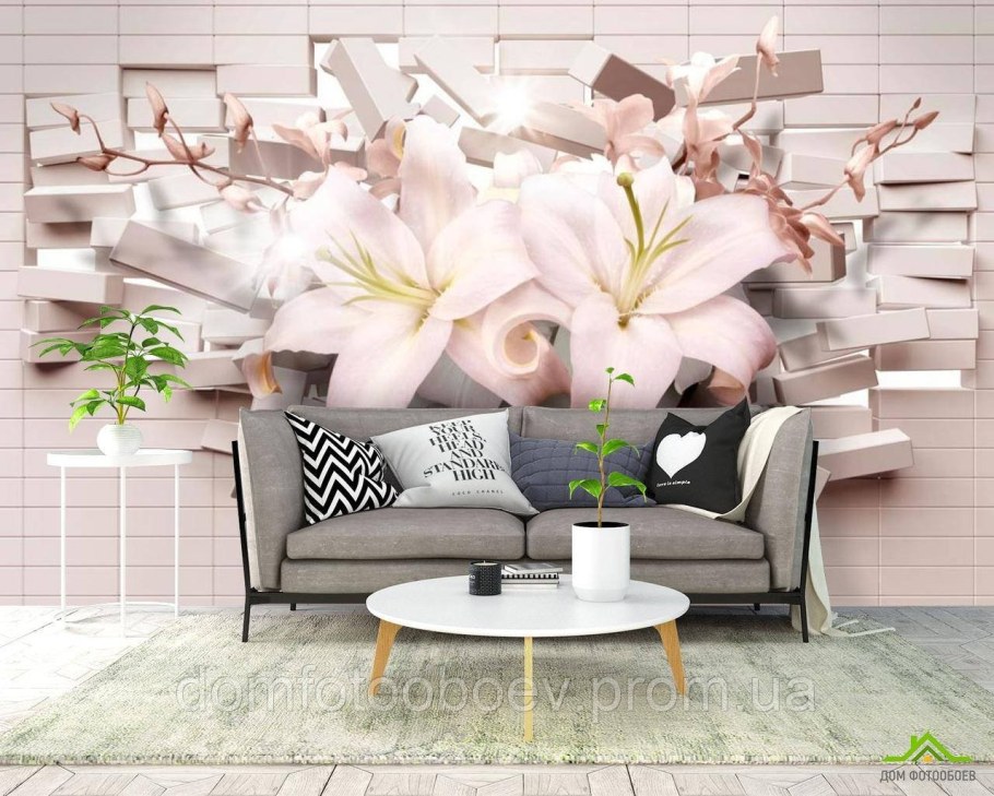 Интерьеры с лилиями