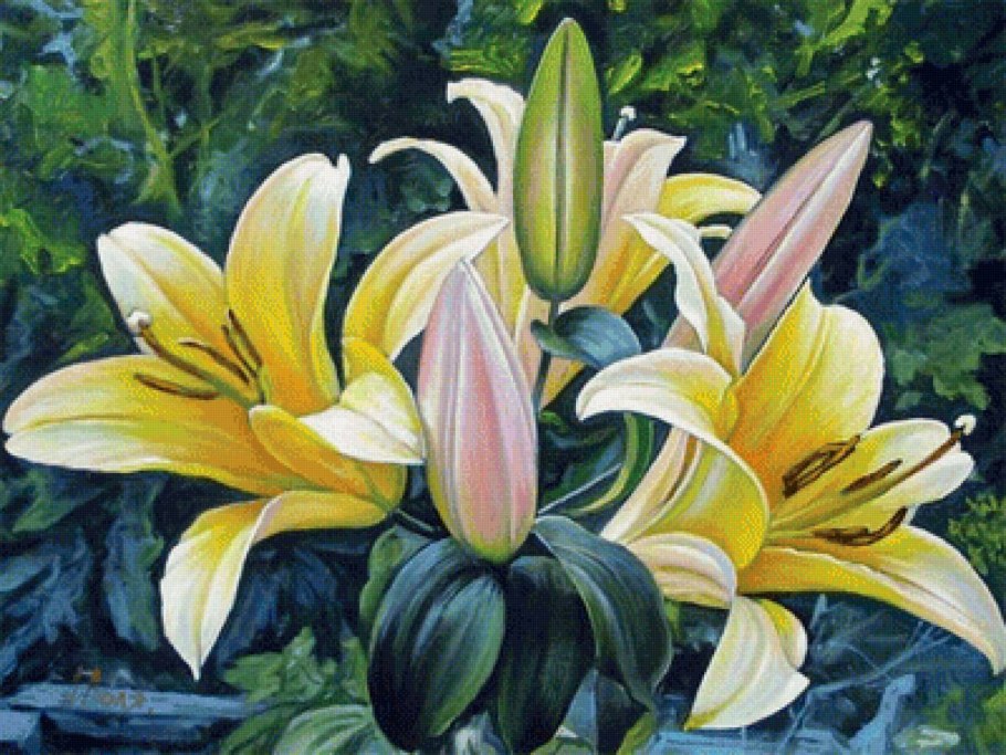 Магдалена Мюррей художник лилии