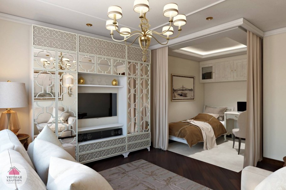 Планировка комнаты с нишей