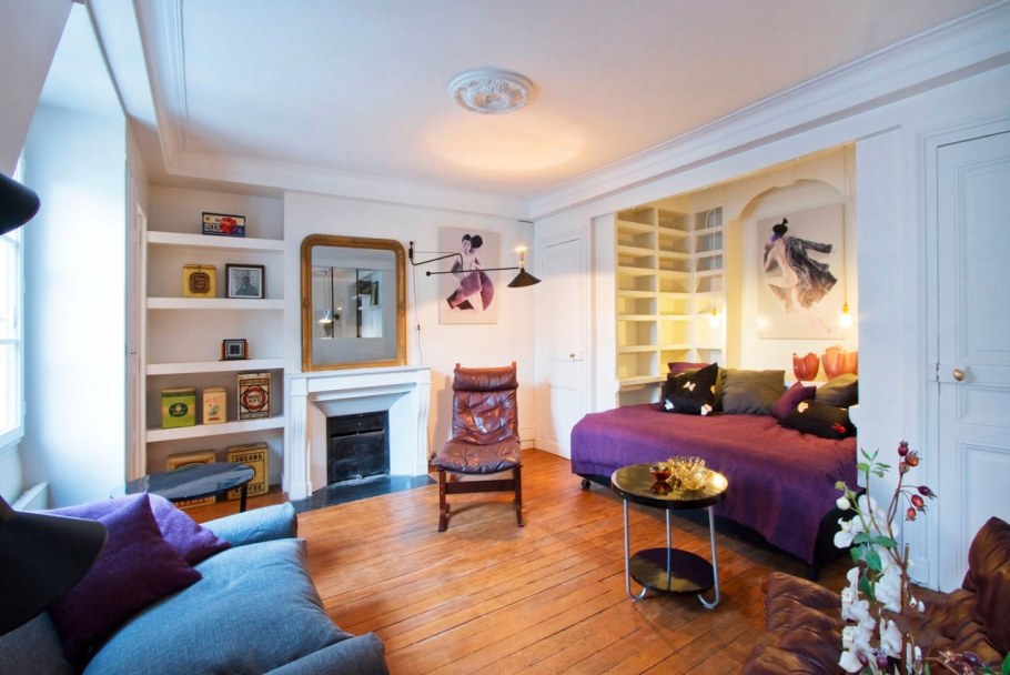 Комната с нишей в однокомнатной квартире