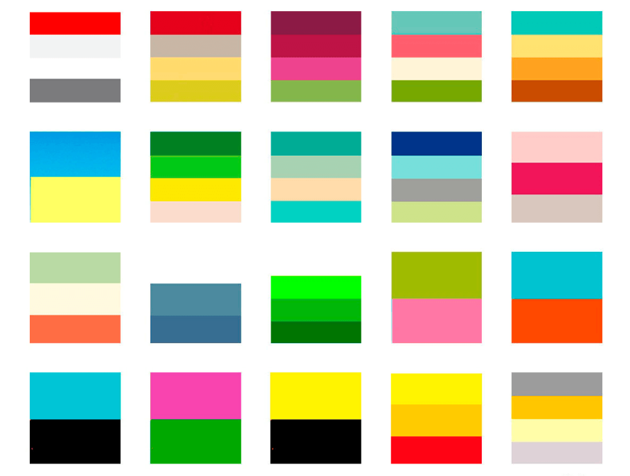 Лучшие сочетания цветов