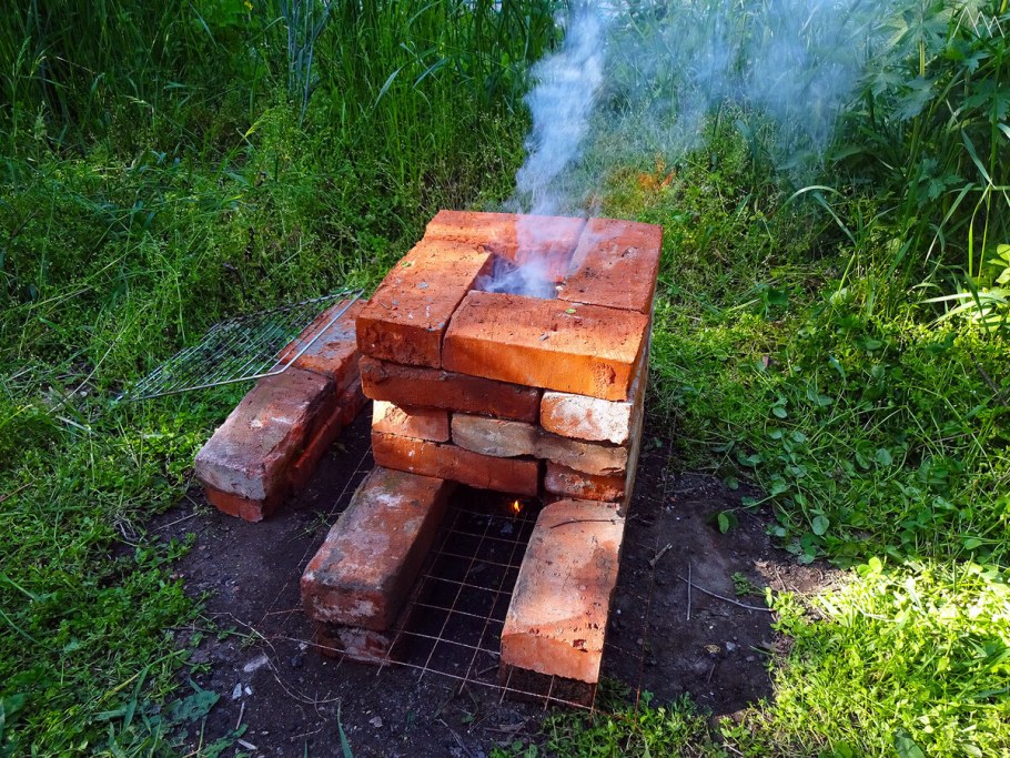 Простая печь для дачи