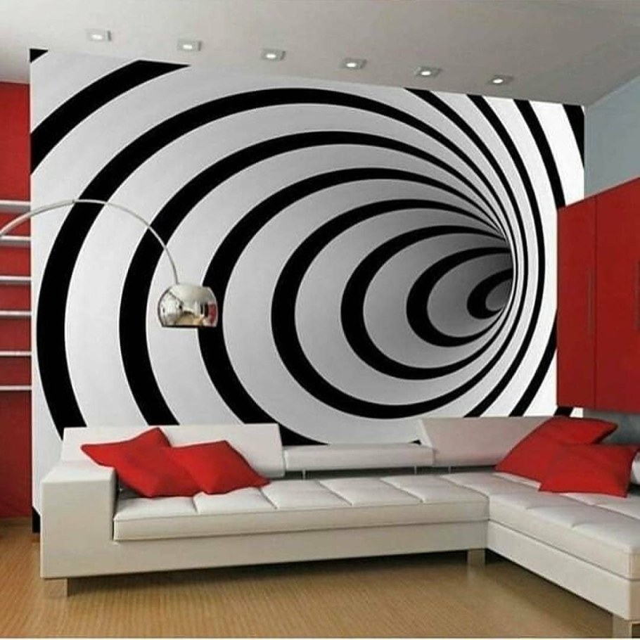 Геометрический орнамент в интерьере