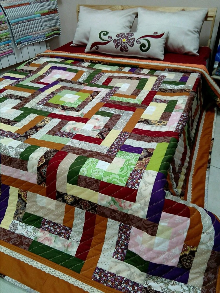 Лоскутное одеяло пэчворк