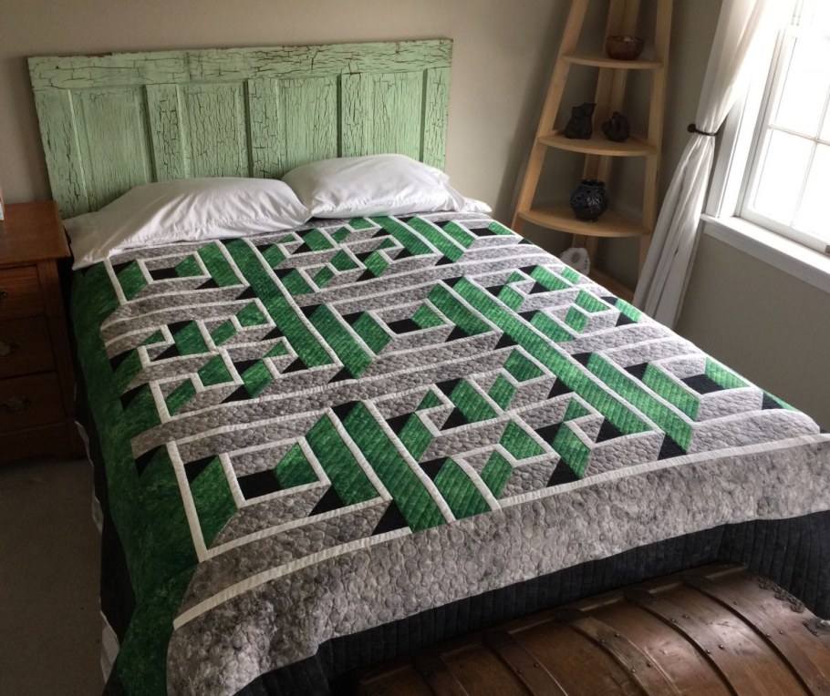 Одеяло пэчворк 3д