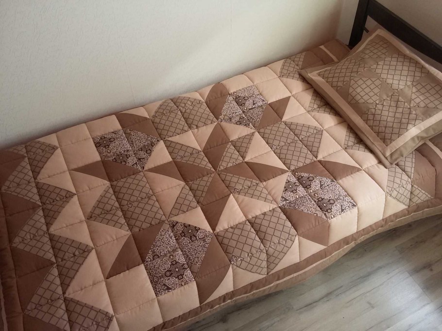 Лоскутный плед