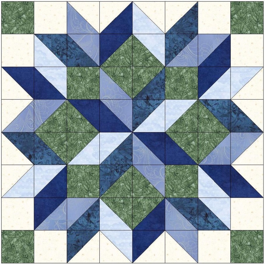 Пэчворк Каирская ночь пэчворк блок