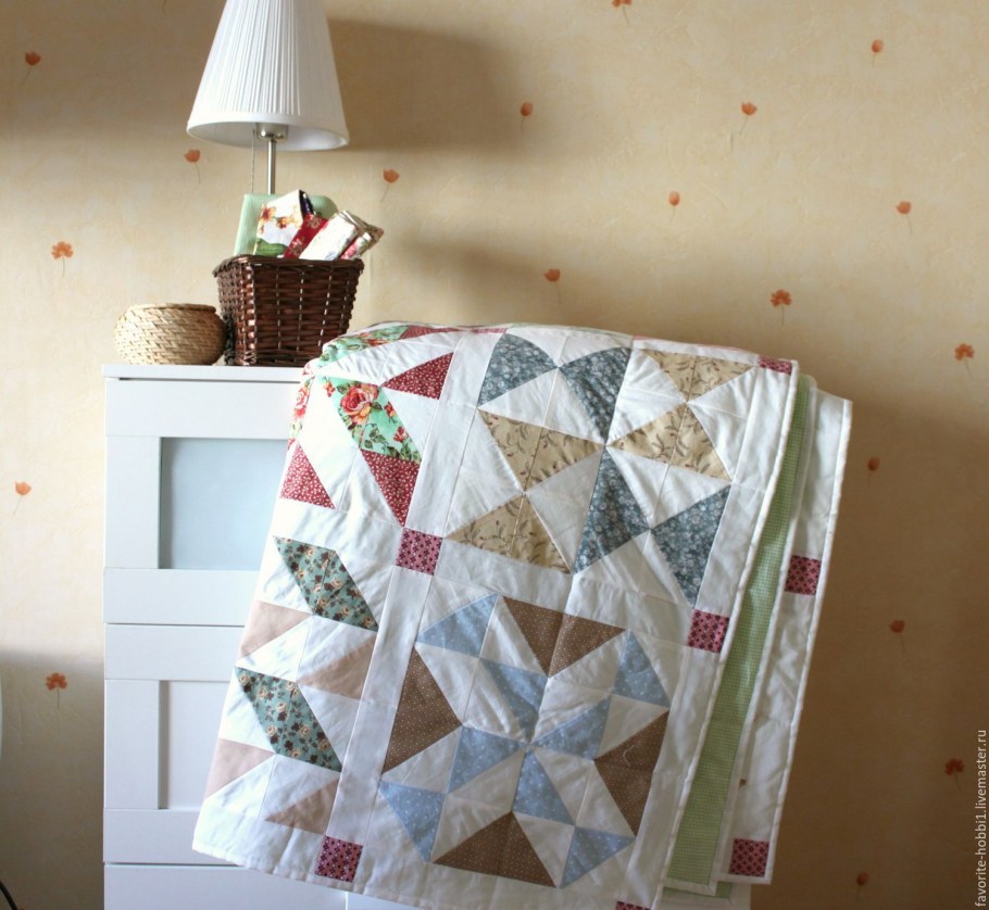 Лоскутное одеяло в стиле Сканди