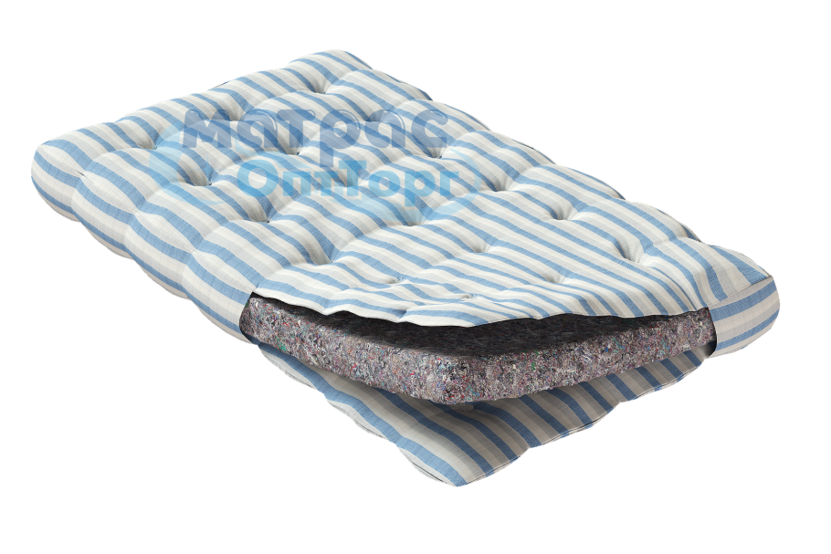 Матрас ватный 70*190 п/э