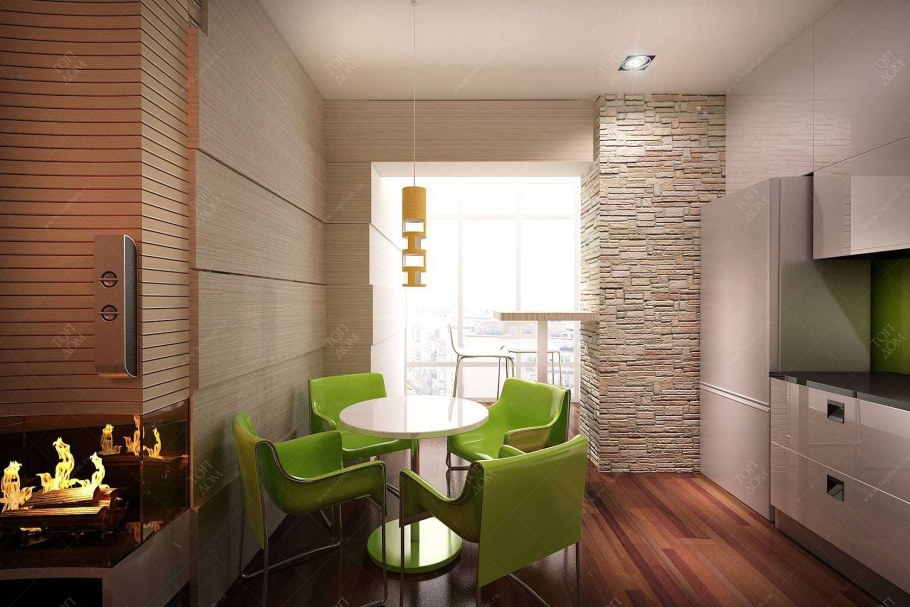 Современная отделка кухни