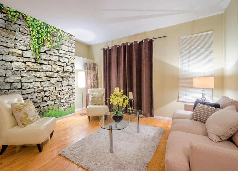 Фотообои интерьер в гостиной