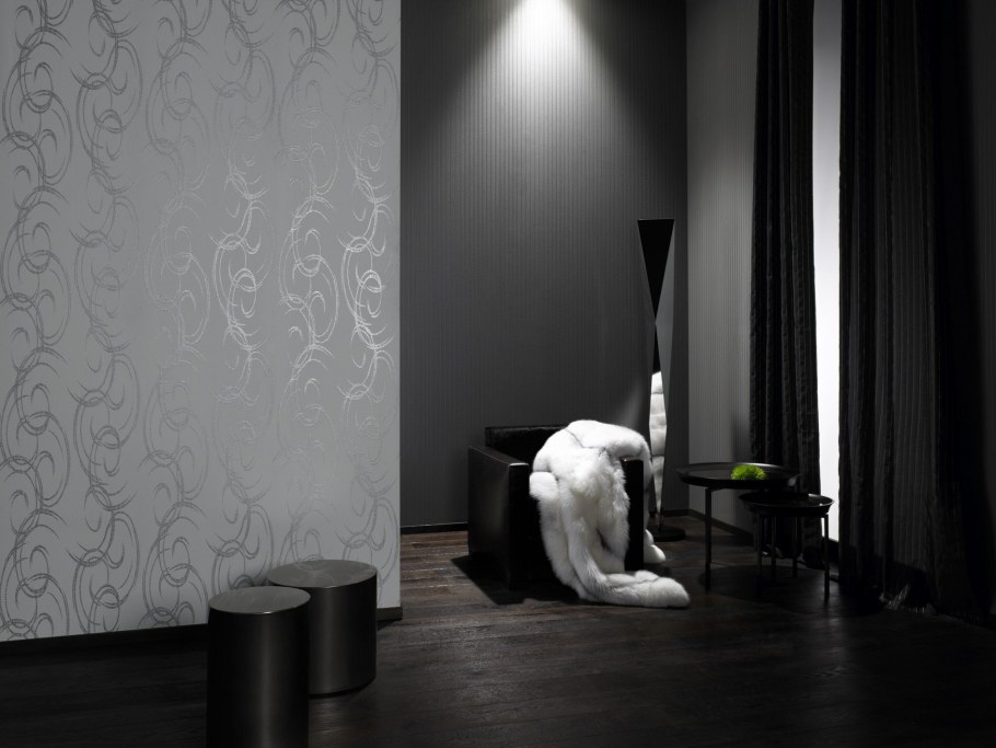 Обои настенные темные