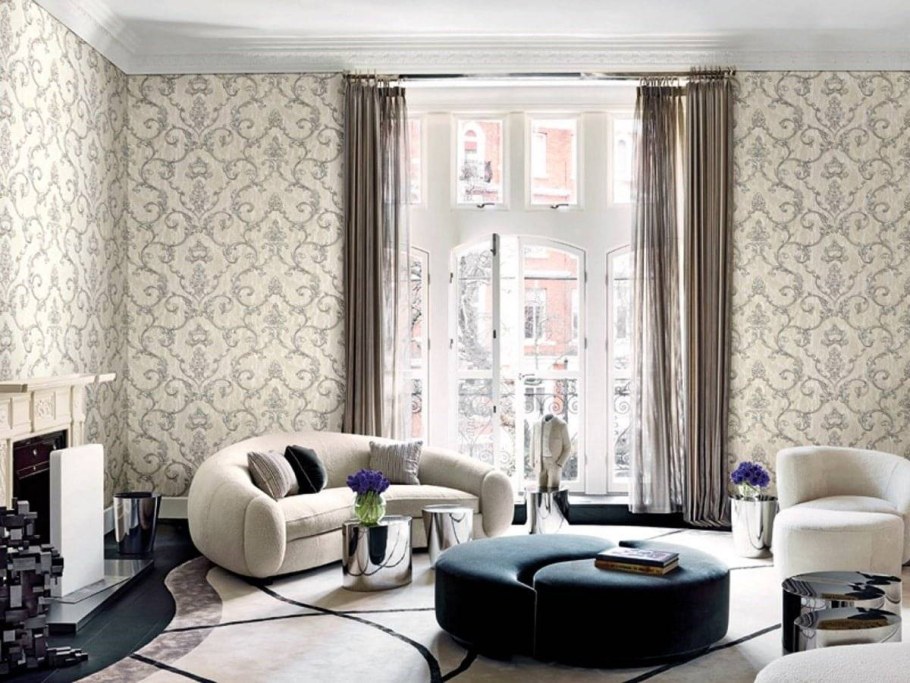 Коллекция обоев для гостиной