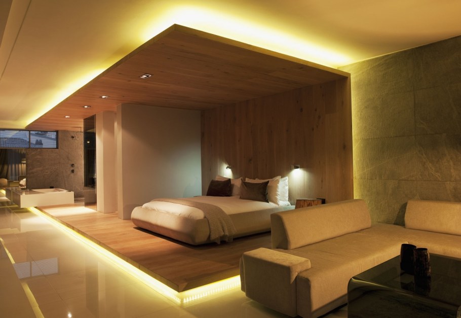 Светодиодная подсветка в интерьере