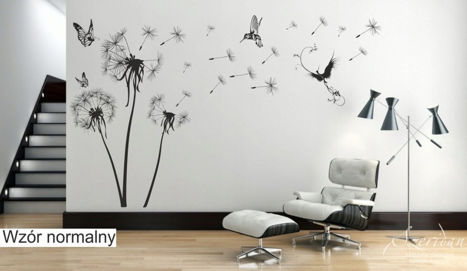 Рисунки на стенах в интерьере