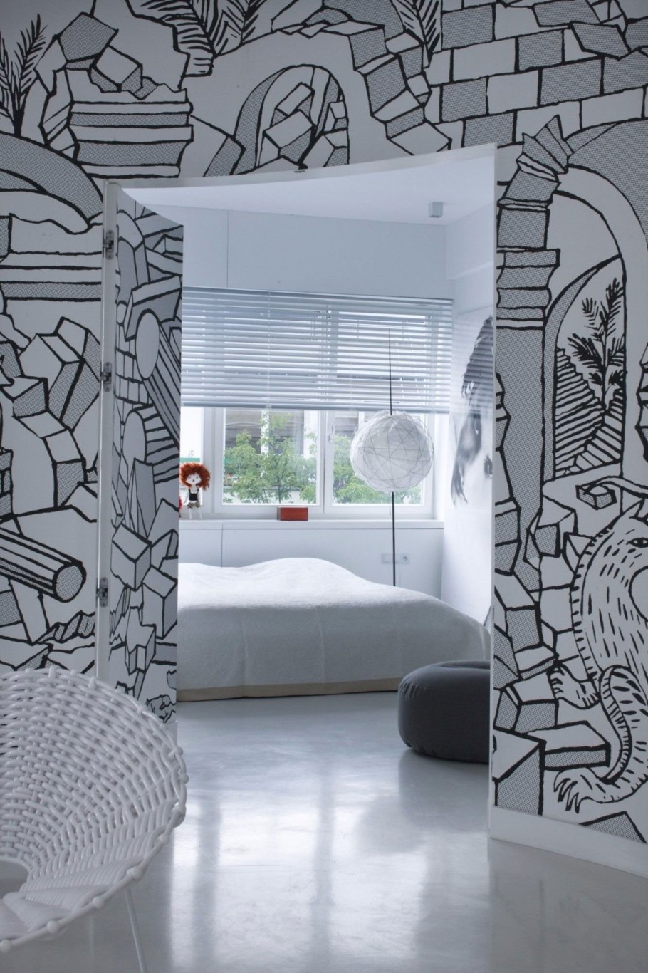 Роспись стен в интерьере