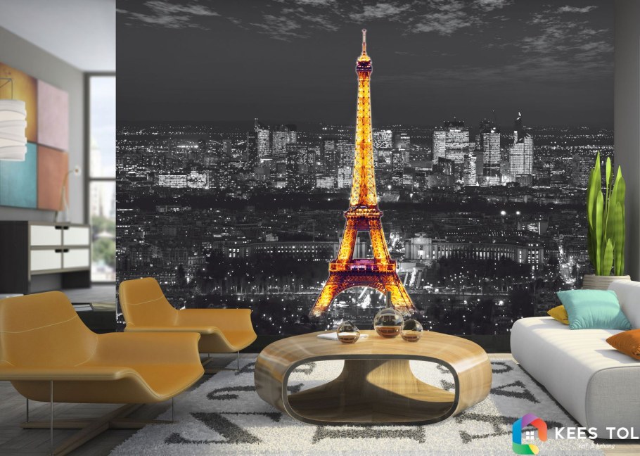 Фотообои Париж в интерьере
