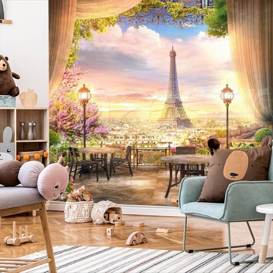 Фотообои Парижское кафе в интерьере