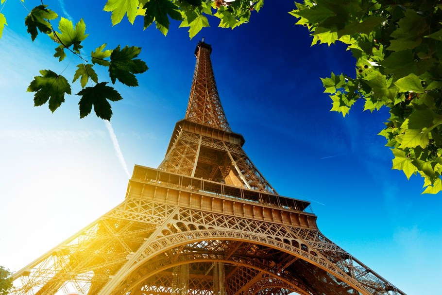 Париж эльфивая башня фон