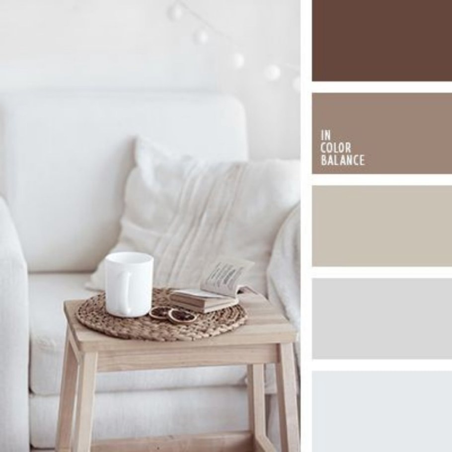 Цветовая палитра для интерьера бежевый
